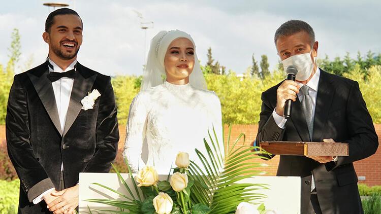 Trabzonspor’un savunma oyuncusu Hüseyin Türkmen evlendi