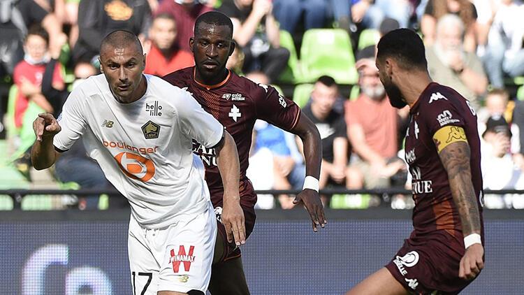 Burak Yılmaz son dakikada sahne aldı, Lille puanı kaptı