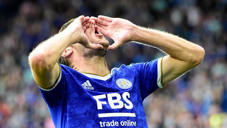 Leicester City’de Jamie Vardy’den olay sevinç