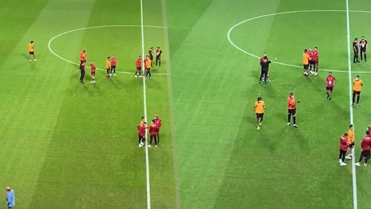 Maç öncesi dikkat çeken görüşme! Selçuk İnan ve Berkan Kutlu…