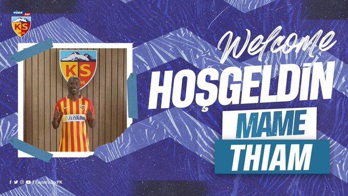 Son Dakika: Kayserispor, Fenerbahçe’den ayrılan Mame Thiam ile 3 yıllık mukavele imzaladı
