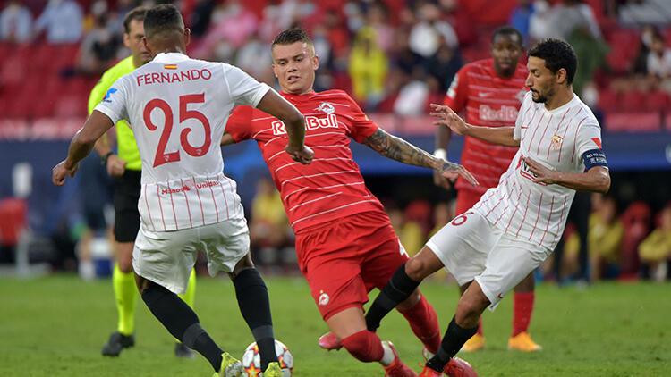 Dört penaltı kullanılan maçta Sevilla ile Salzburg beraberliğe razı oldu