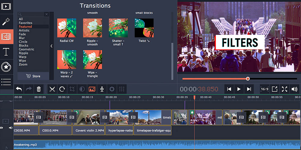 Movavi Video Editor program