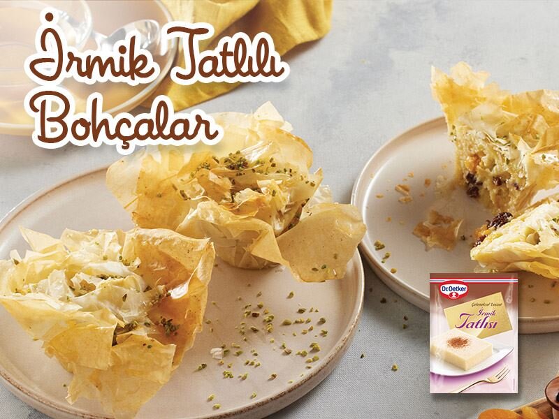 İrmik Tatlılı Bohçalar